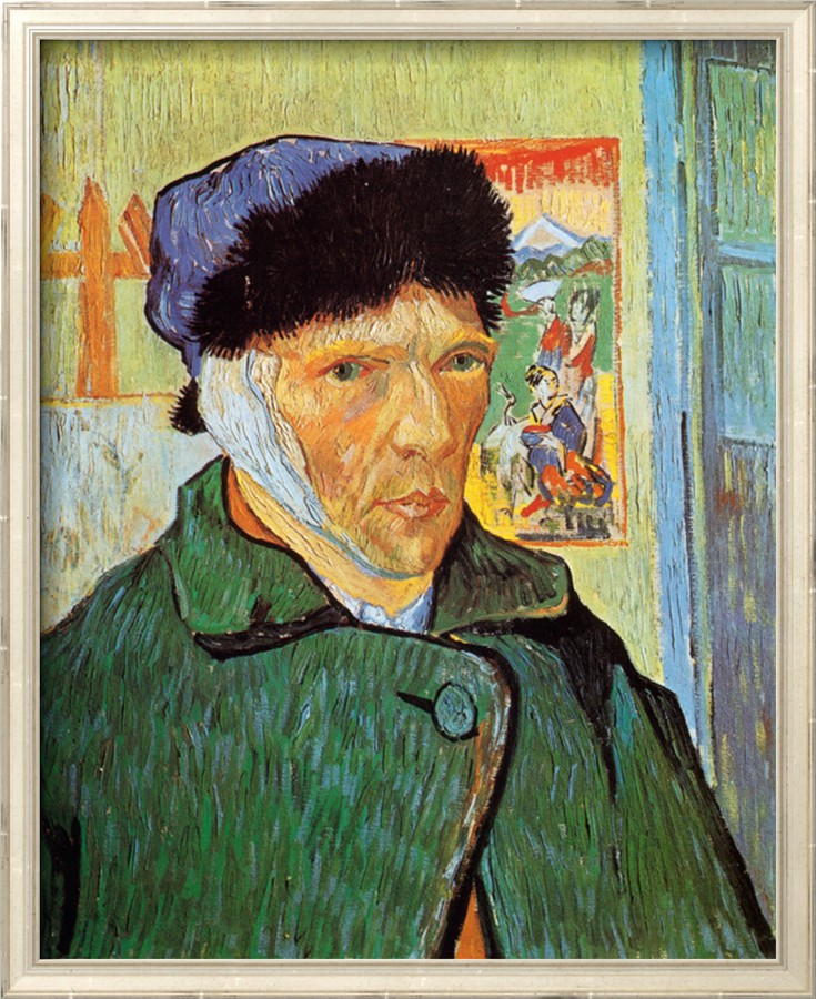 Self - Portrait with Bandaged Ear - Vincent Van Gogh Paintings